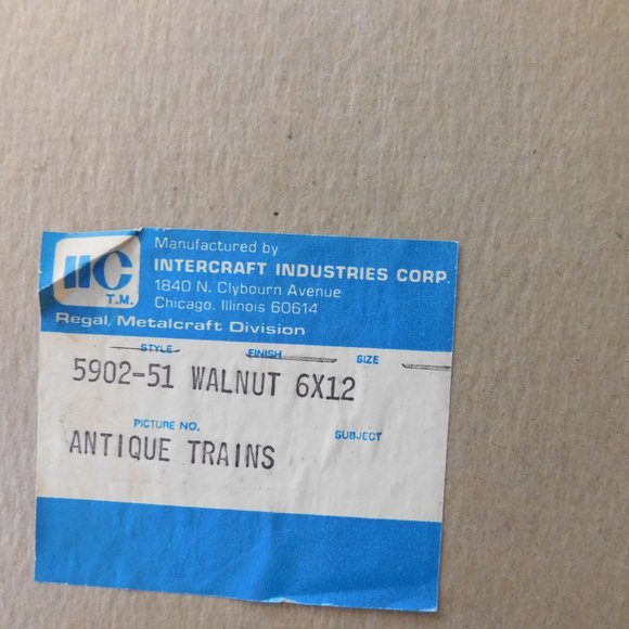 Vintage Intercraft Industries COLUMBIA and DIXIE BELLE Trains Wall Plaques - Picture 5 of 13